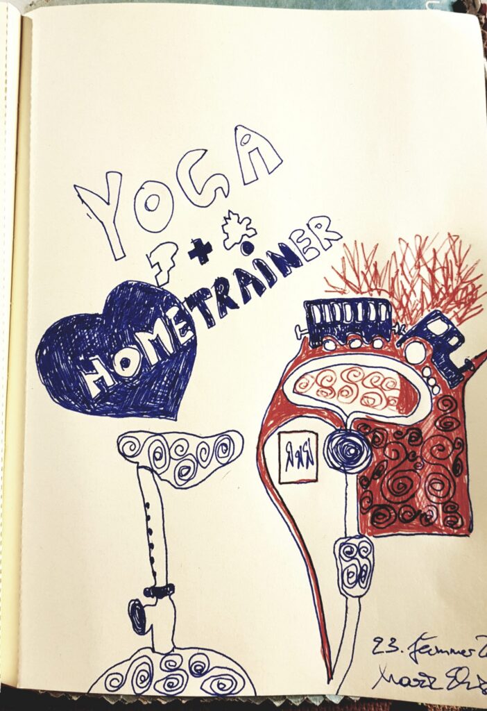 Yoga + Hometrainer – Ansicht 1