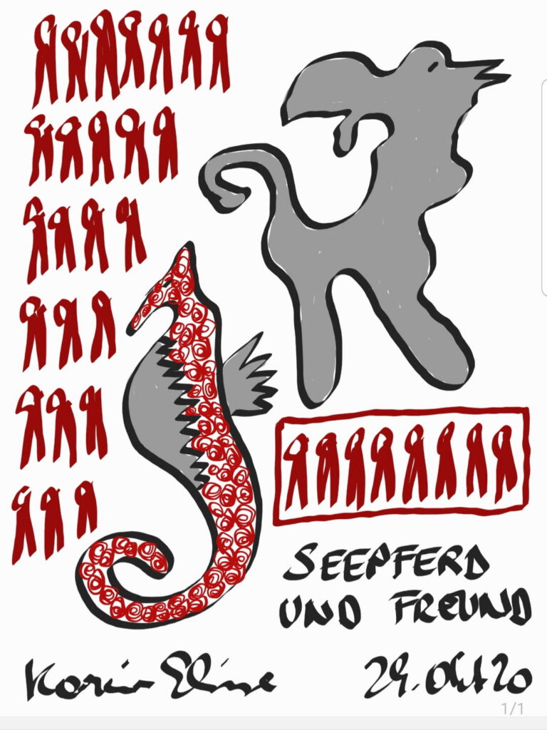 Seepferd und Freund – Ansicht 1