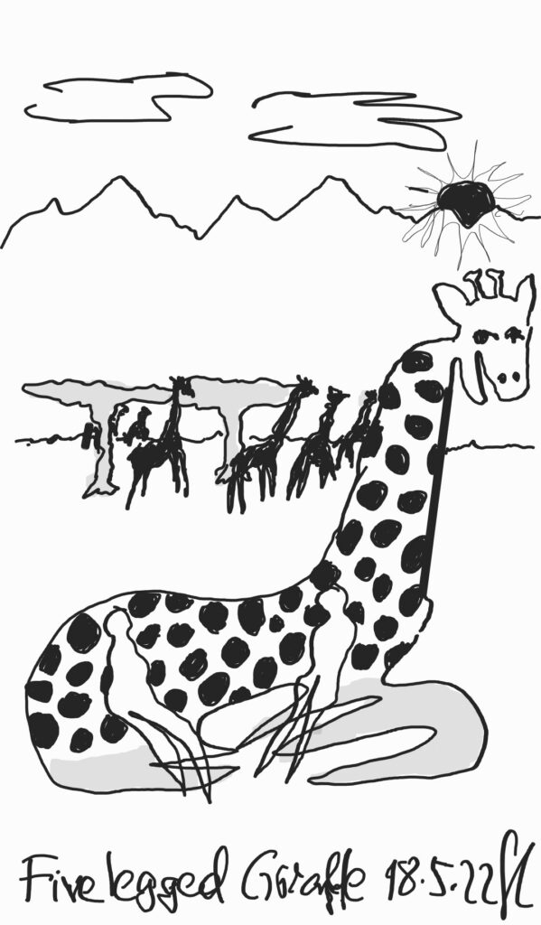 5 legged giraffe – Ansicht 1