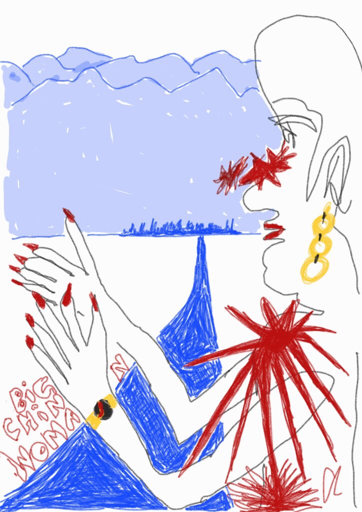 Big Chin Woman – Ansicht 1