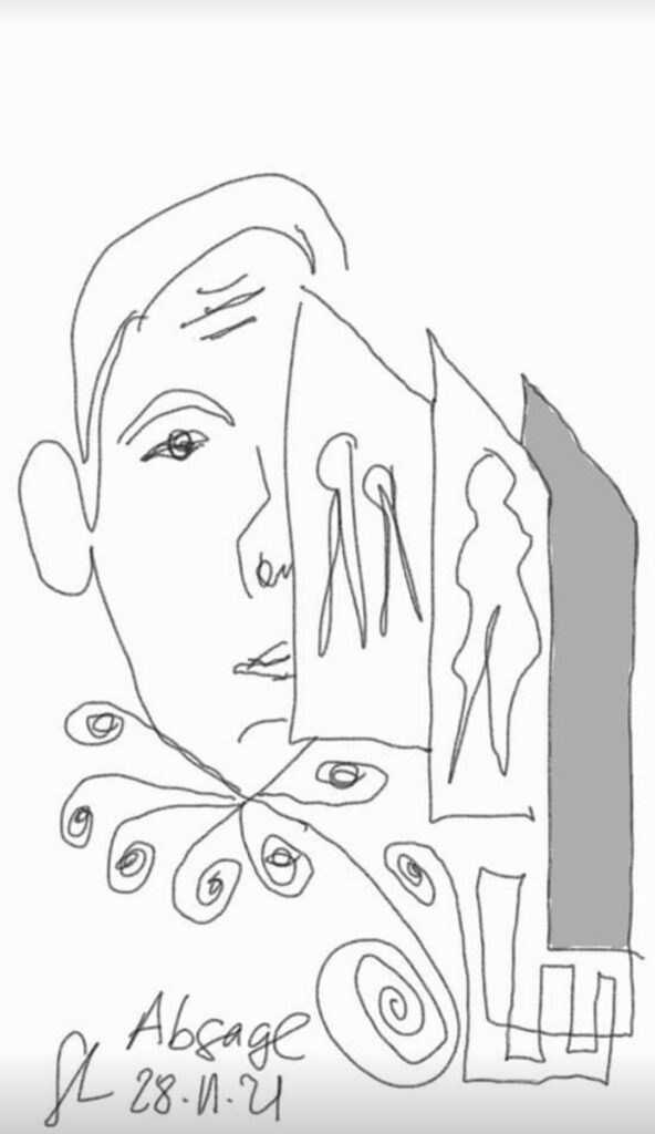 Absage – Ansicht 1