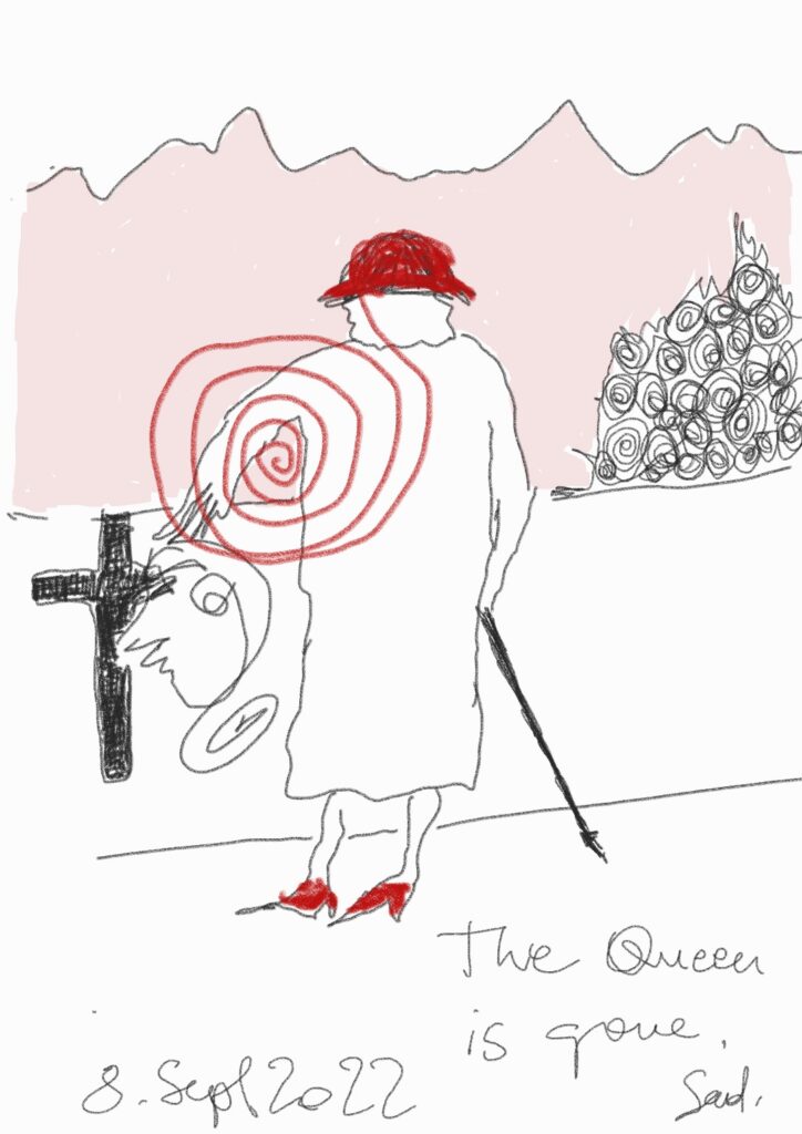 The Queen is gone – Ansicht 1