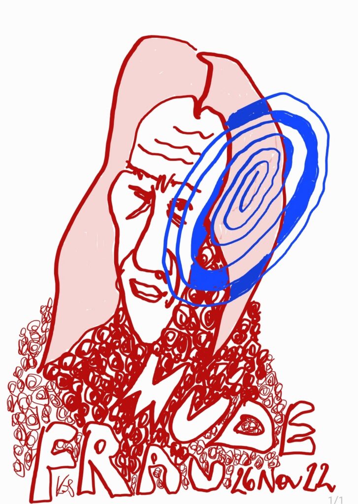 Müde Frau – Ansicht 1