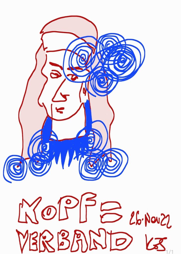 Kopfverband – Ansicht 1