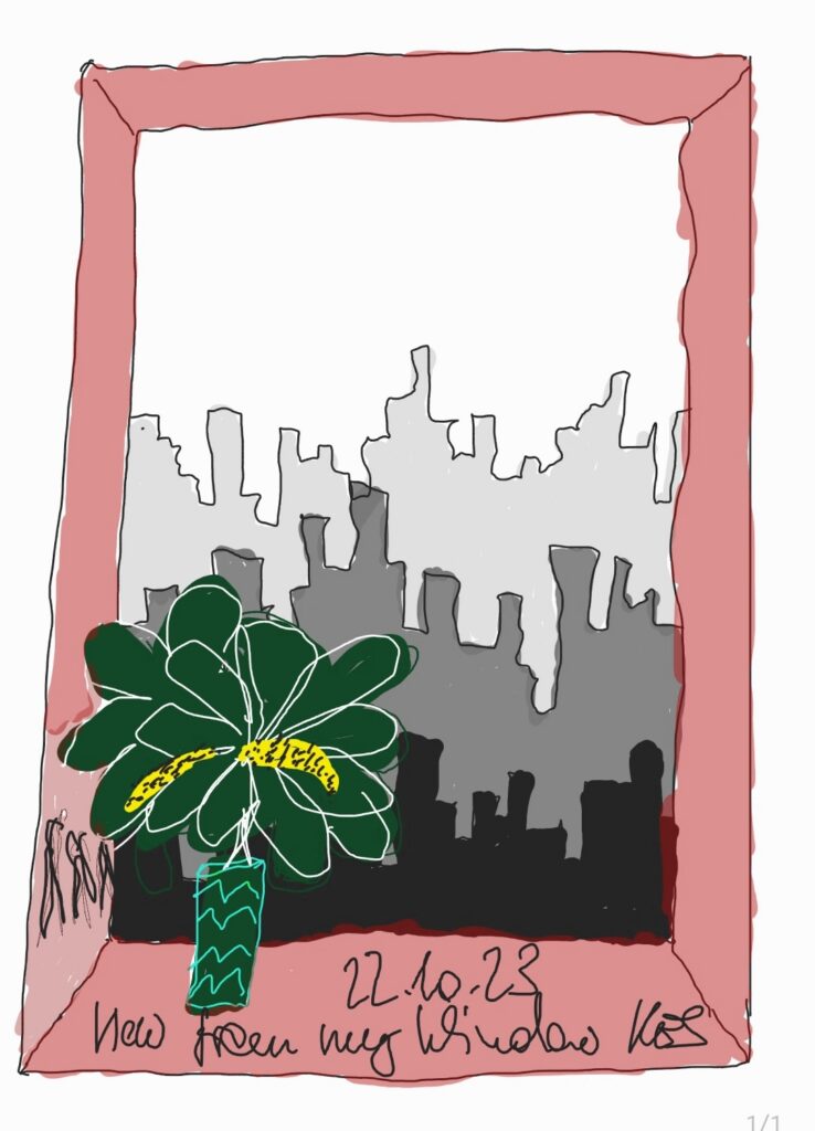 View from my window – Ansicht 1