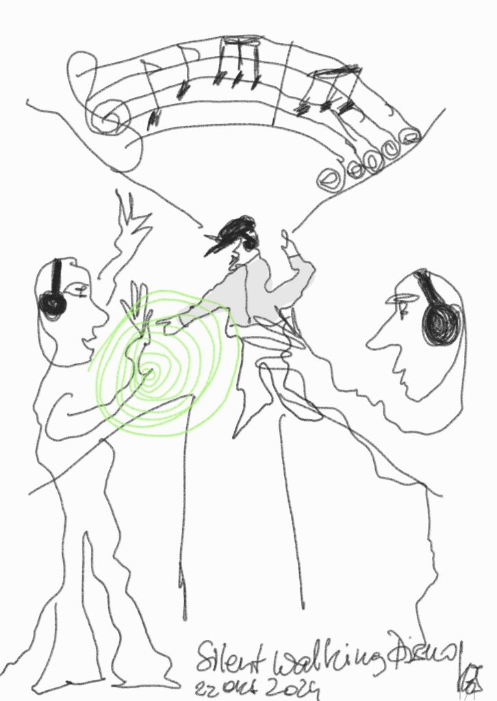 Silent Walking disco